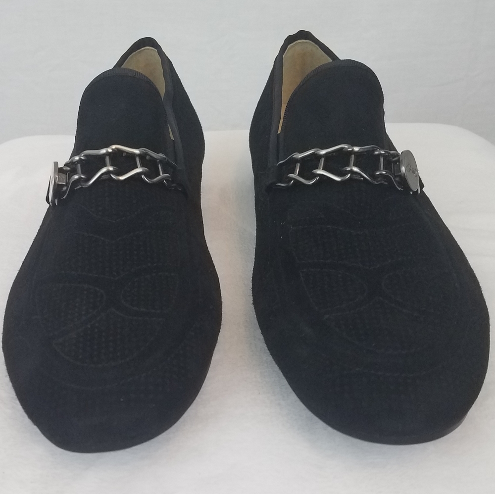 Fratelli Rossetti Black Suede Leather Loafers Sz 8